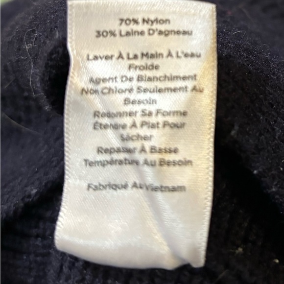 Talbots Black Ribbed Sweater, Size M - Picture 8 of 9